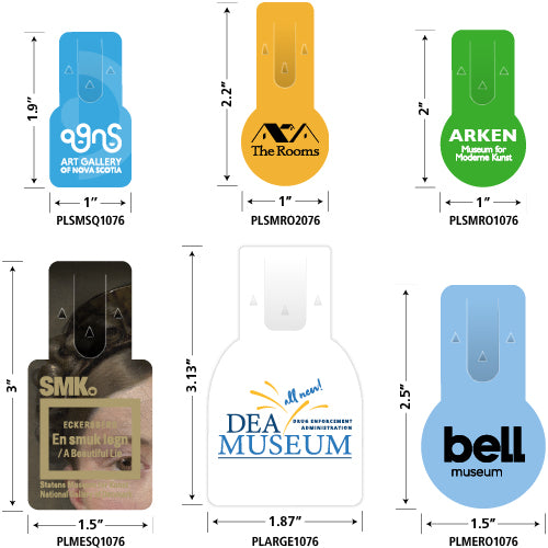 Plastic Visitor Admission Tabs